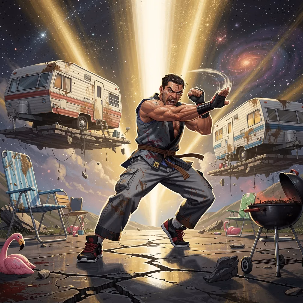Trailer Park Tiger Step fighting style
