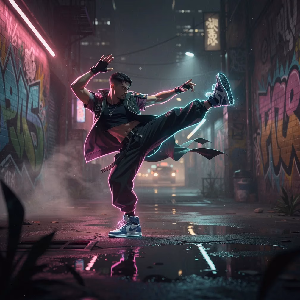 Urban Dance-Fight Rhythm fighting style