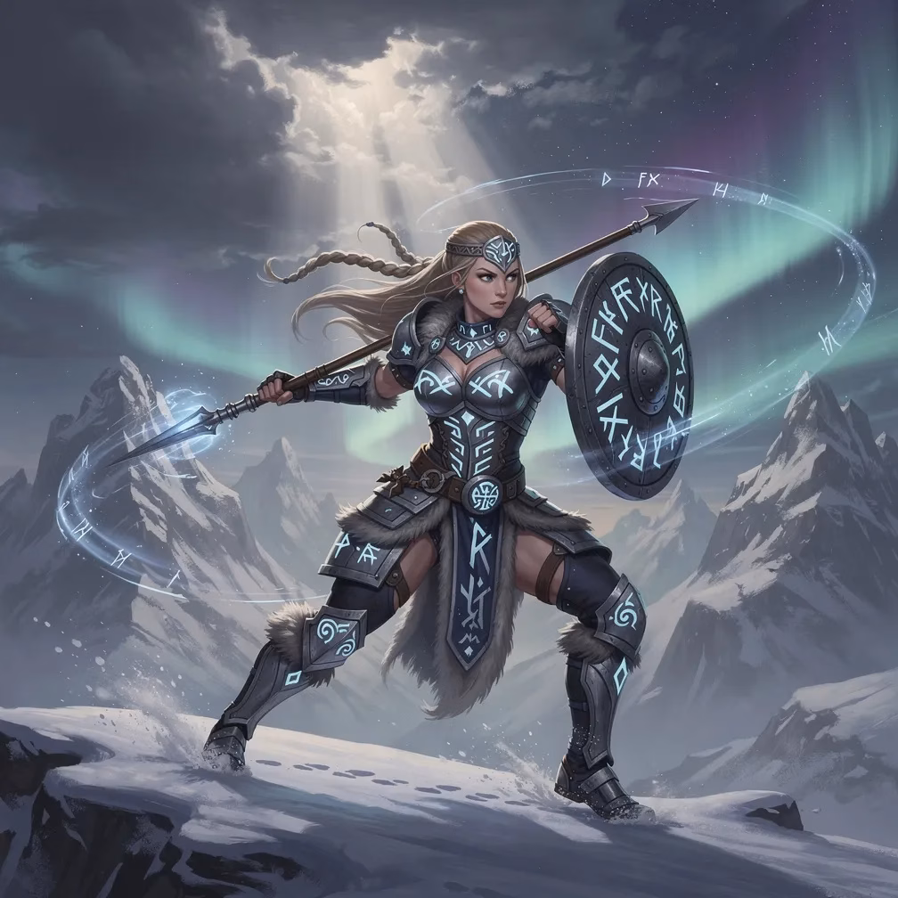 Valkyrie Spear Dance fighting style