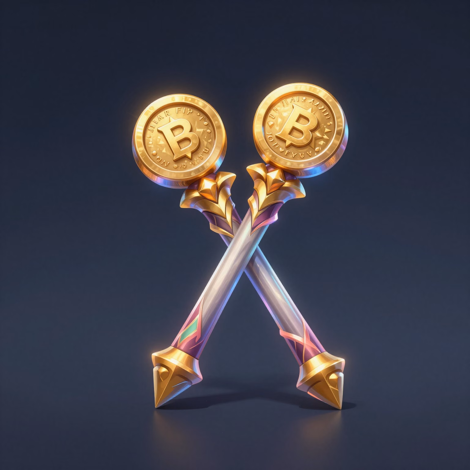 Coin Flip Twin Batons weapon