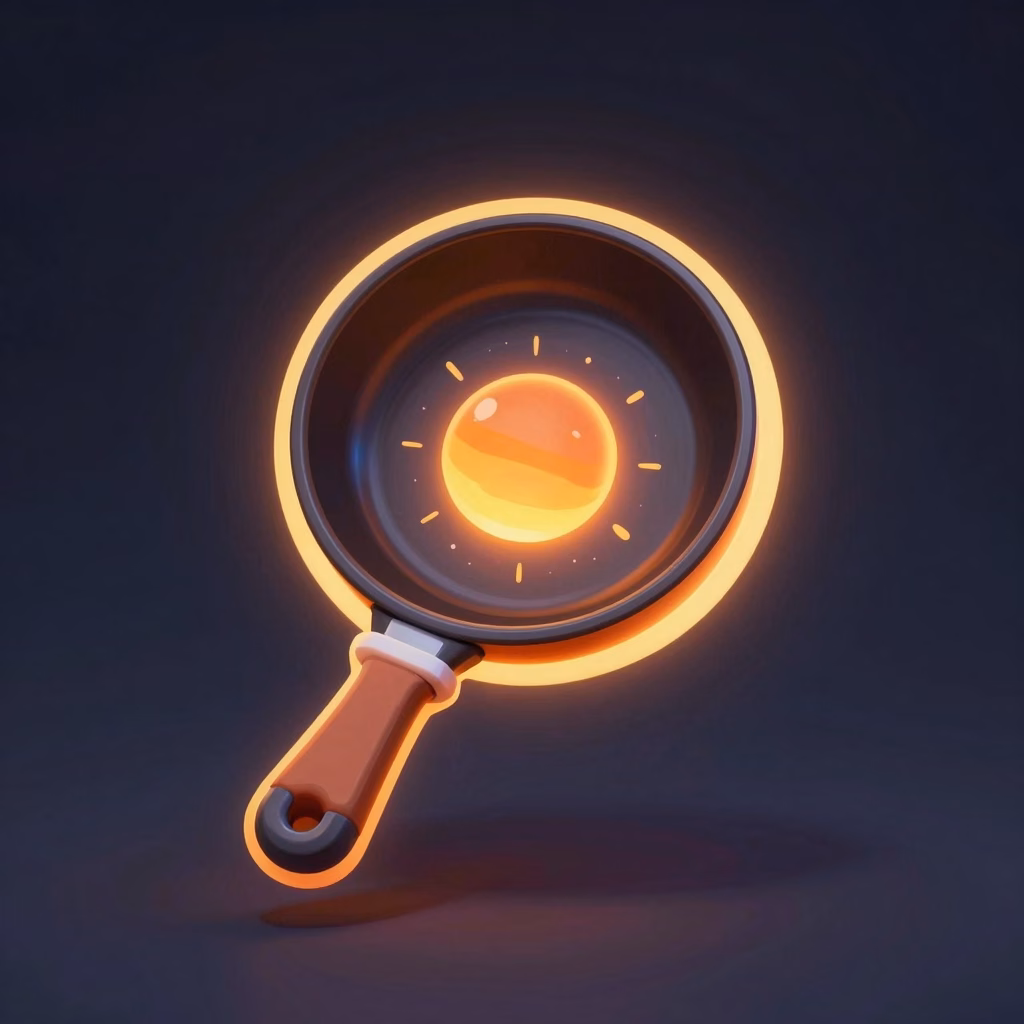 Cosmic Frying Pan weapon