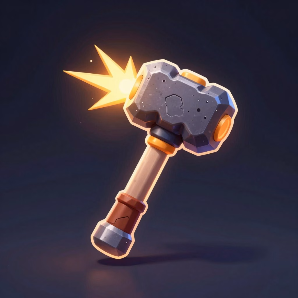 Dumpster Star Hammer weapon
