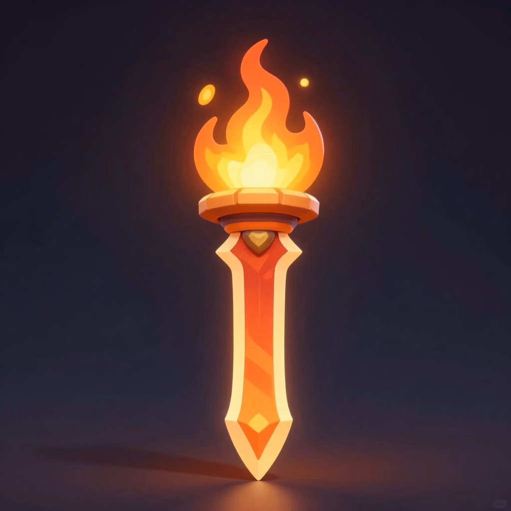 Dungeon Torch Saber weapon