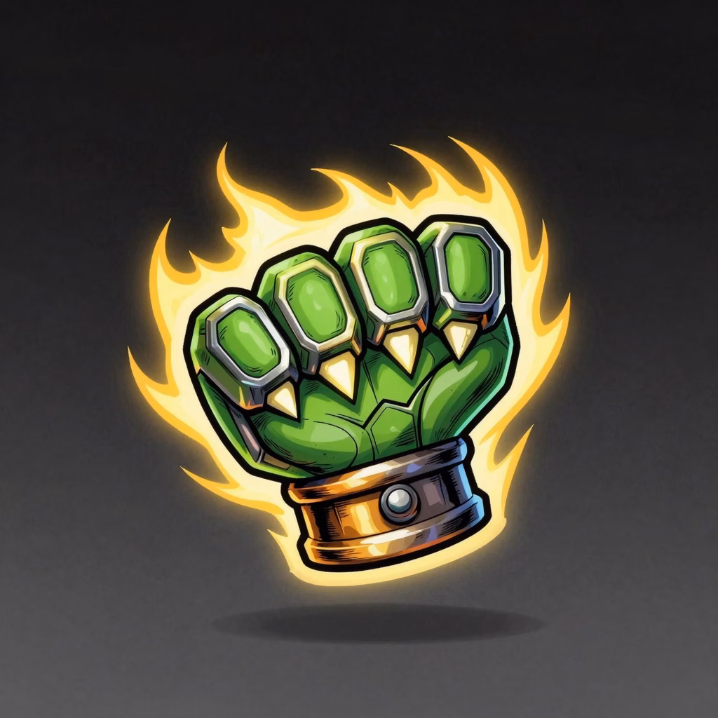 Gamma Brass Knuckles weapon