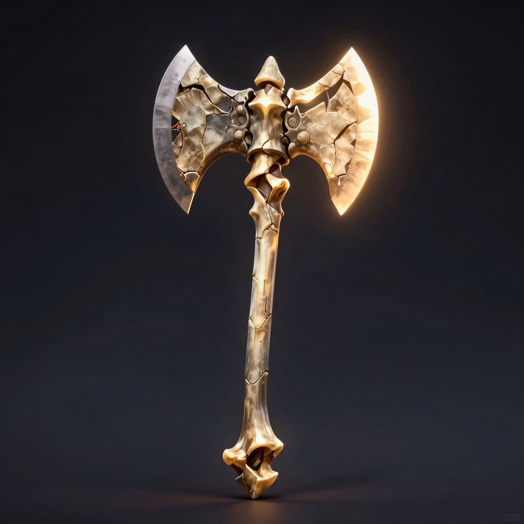 Kaiju Spine Axe weapon