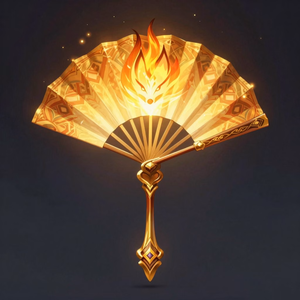 Kitsune Lantern Fans weapon
