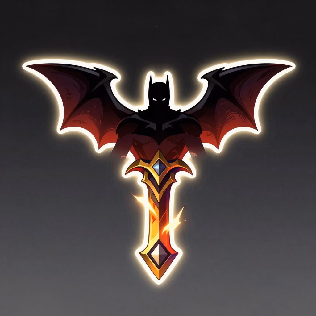 Noir Shadow Wing-Thrower Set weapon