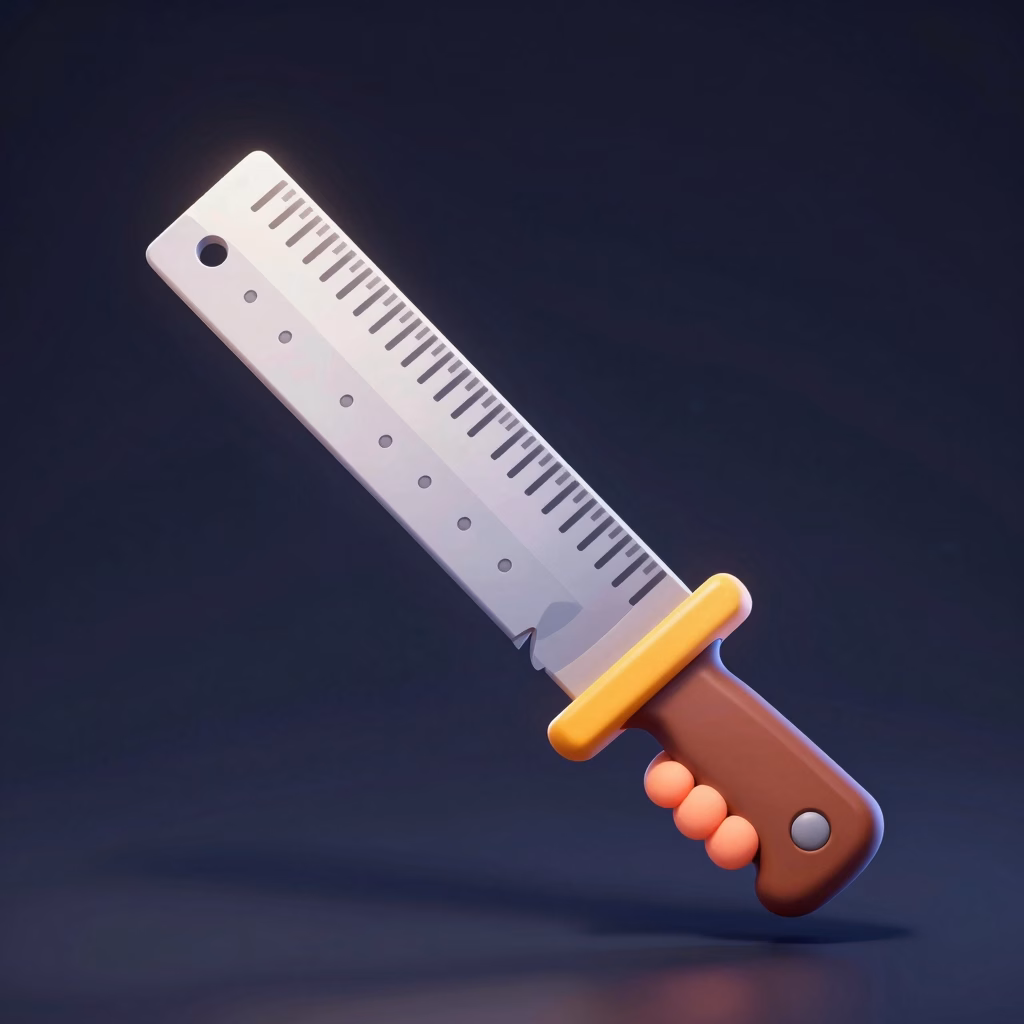 Office Ruler Blade weapon
