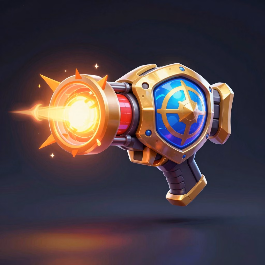 Orbital Overshield Pulse Caster weapon