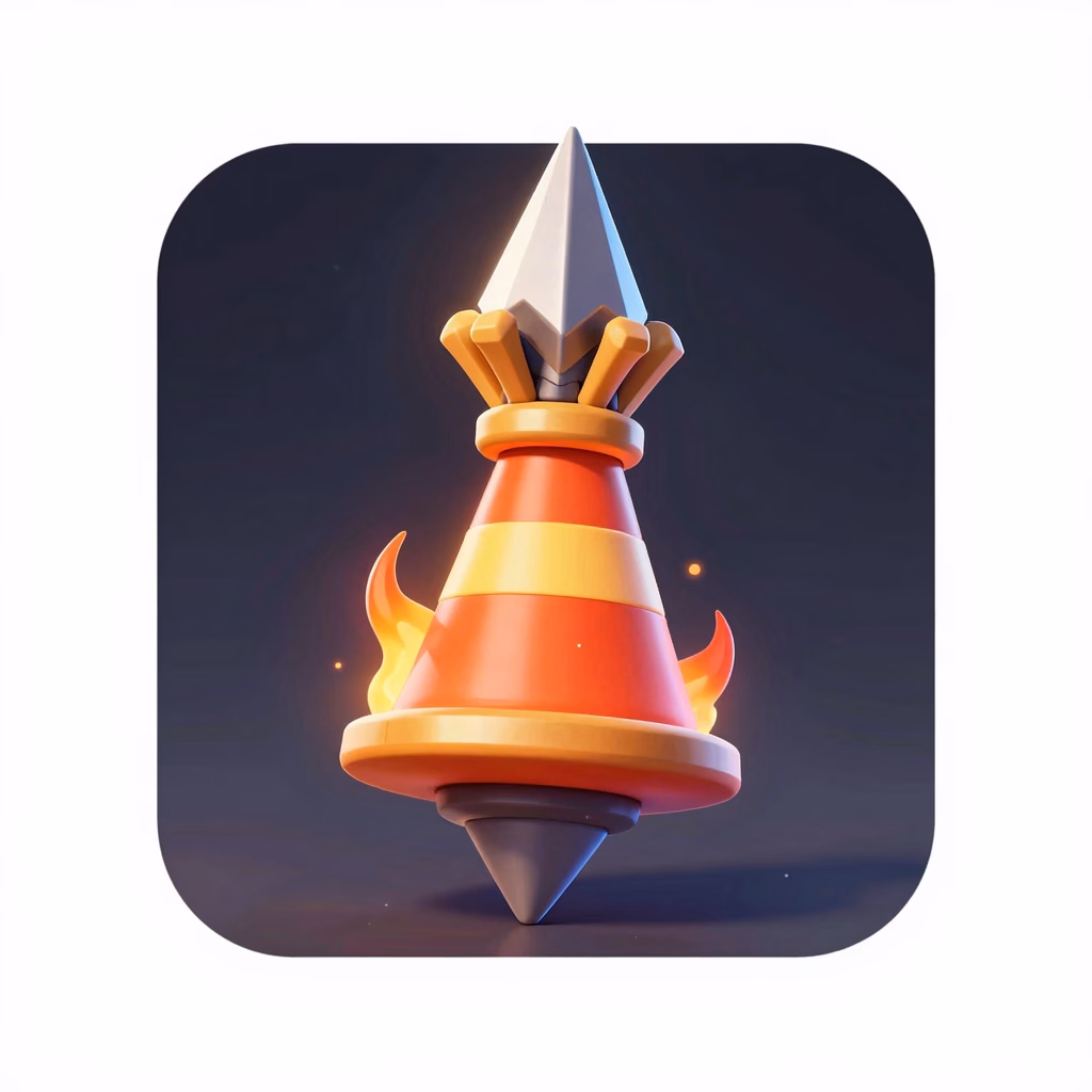 Parking Cone Pike weapon