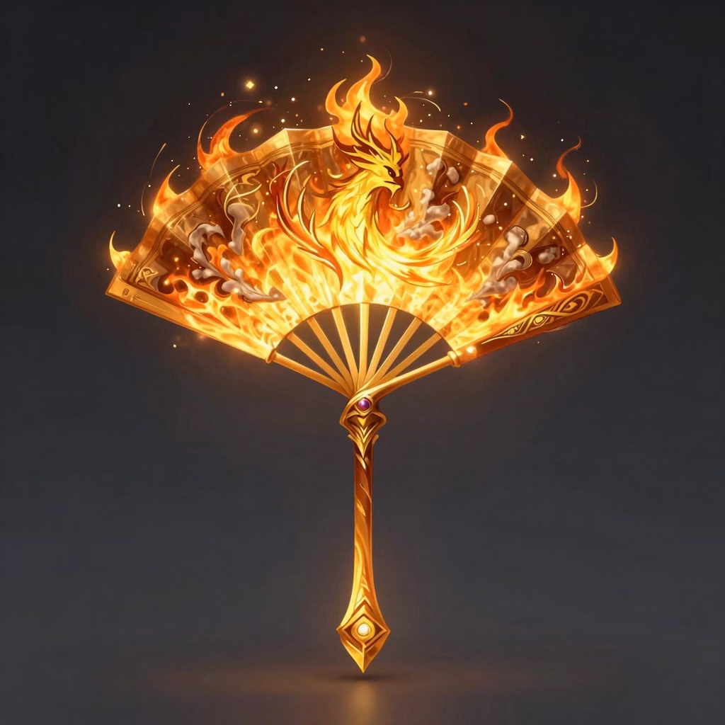 Phoenix Ash War-Fan weapon