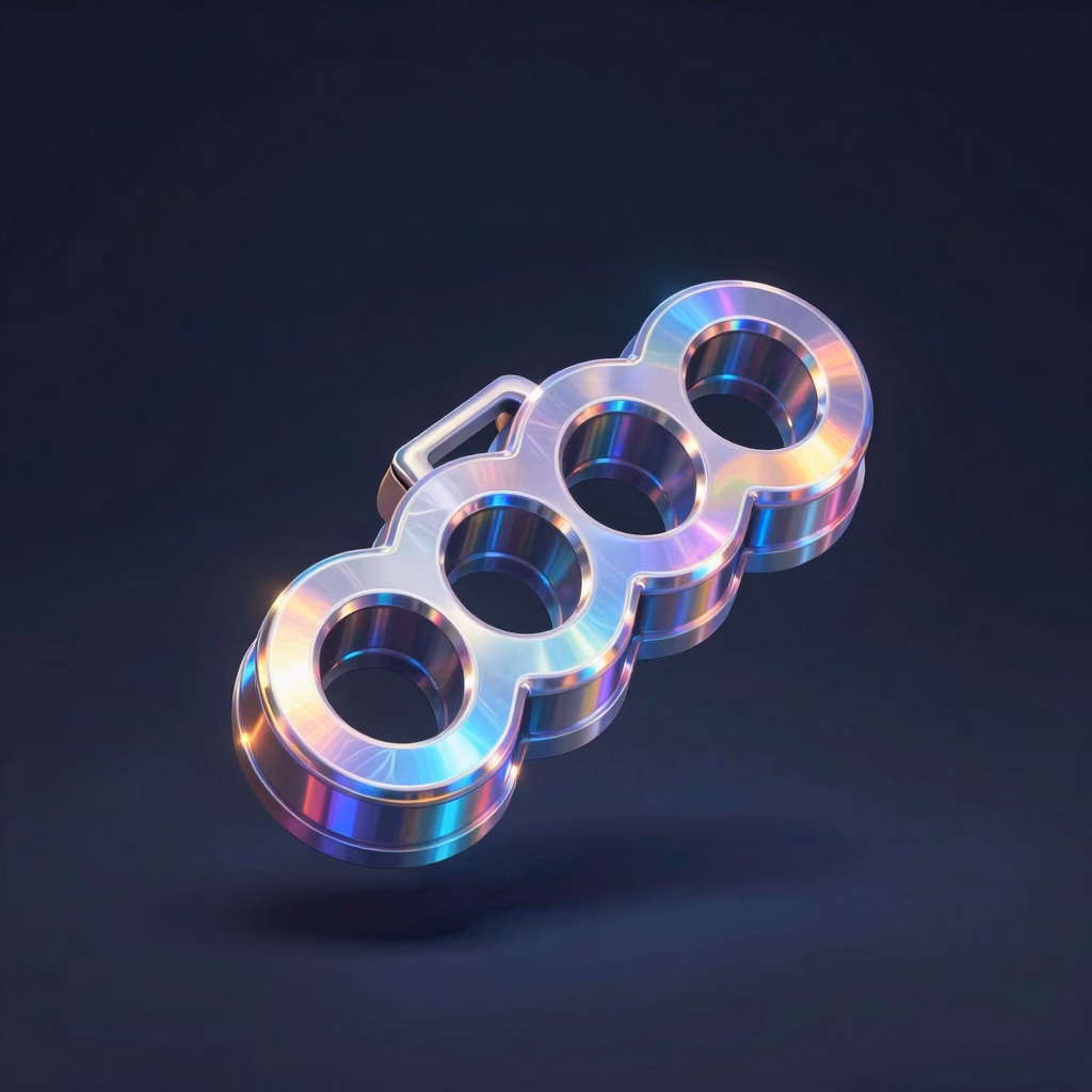 Plastic Coin Knuckles weapon