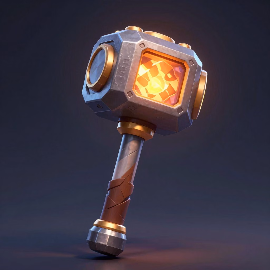 Reality-Cube Maker Hammer weapon