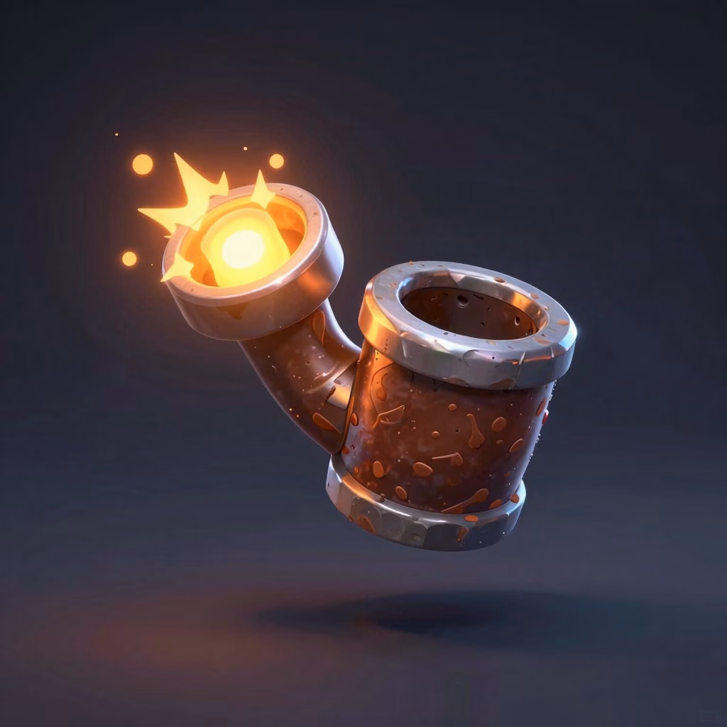 Rusty Coin-Op Pipe weapon