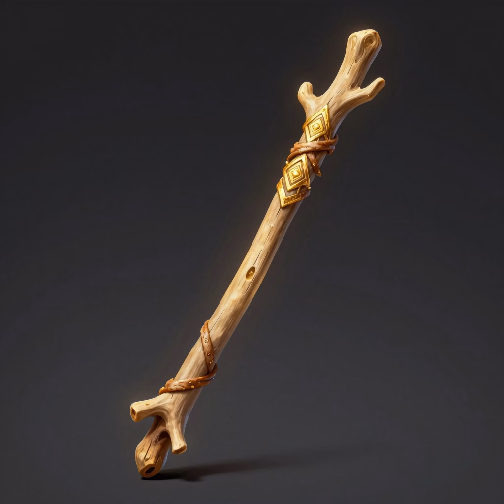 Selkie Driftwood Cane weapon