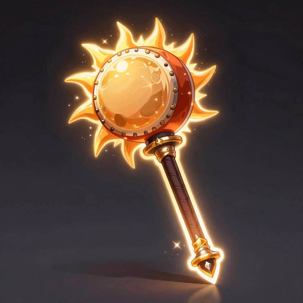 Sun-Drum Rubber Mallet weapon