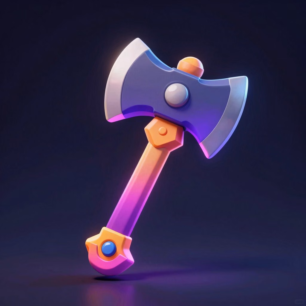 Thronebreaker Neon Axe weapon