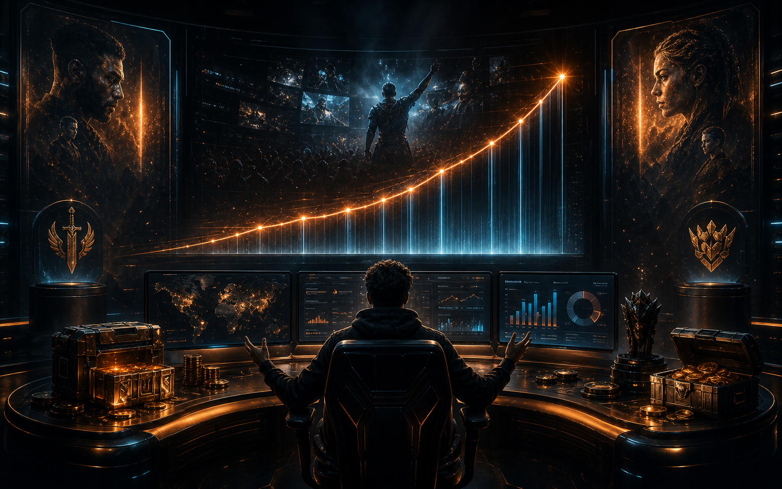 Creator program artwork with creator spotlight and conversion energy.